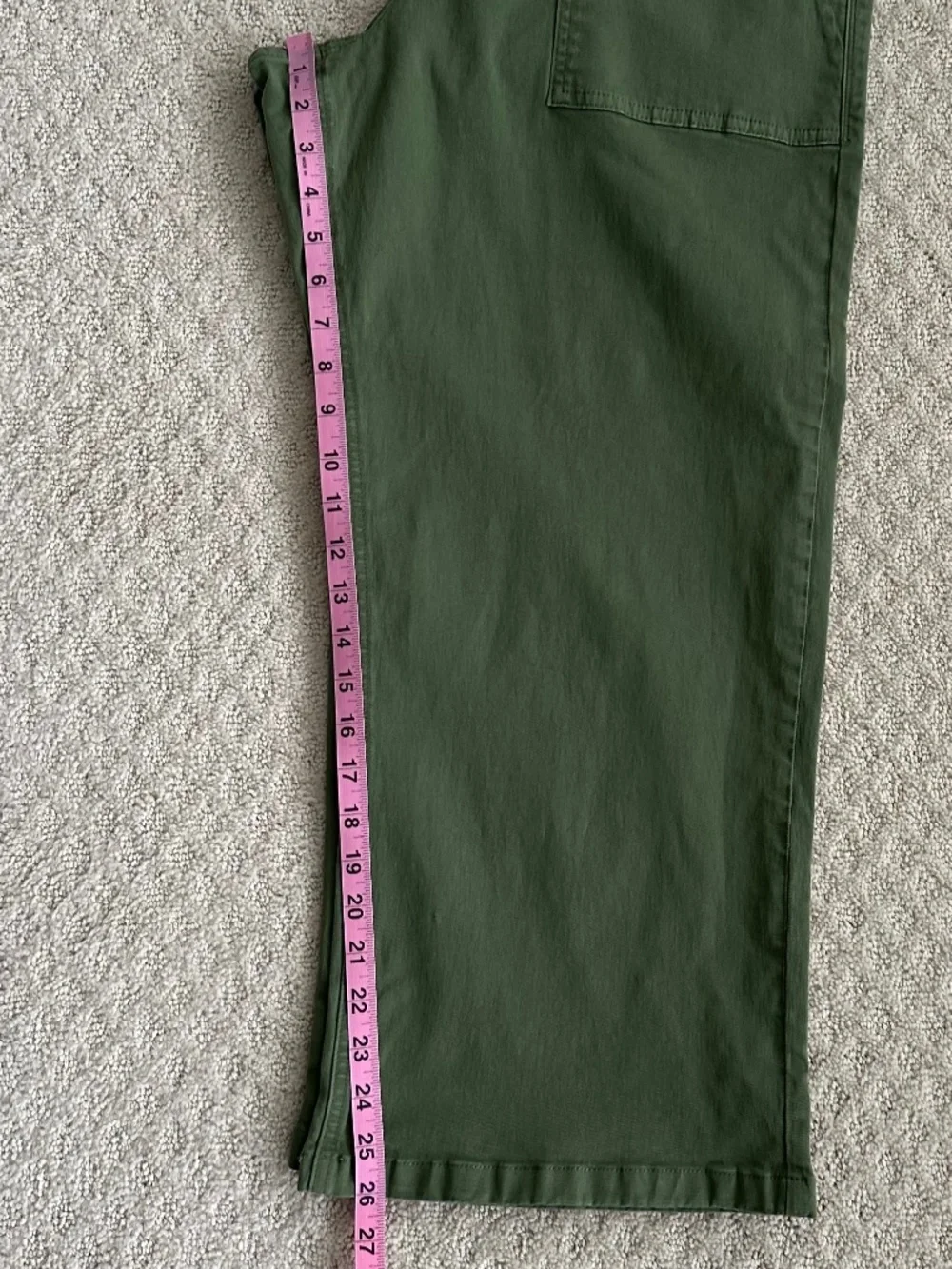 PISTOLA Sophia Wide Leg High-Rise Utility Pant Basil 33/US 16 Stretch Casual NWT - Picture 16 of 16